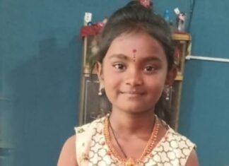 கார் மோதி 4-ம் வகுப்பு மாணவி பலி
