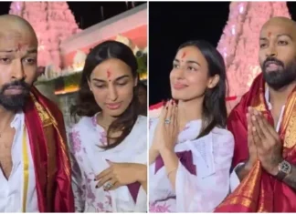 மொட்டையடித்து காணிப்பை செலுத்திய ஹர்திக் பாண்டியா