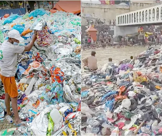 உத்தராகண்டில் கன்வர் யாத்திரை முடிந்த பின் குப்பை மேடான ஹரித்வார் புனித பூமி