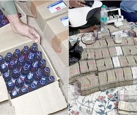 இருமல் மருந்து கடத்தல் வழக்கு: காவல் துறை சோதனையில் ரூ.2.5 கோடி சிக்கியது