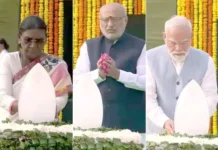 வாஜ்பாய் நினைவு தினம்; ஜனாதிபதி, பிரதமர் மோடி மலர்தூவி மரியாதை