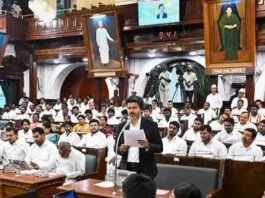 தமிழ்த்தாய் வாழ்த்துக்கு முதலிடம் சட்டசபையில் தீர்மானம் நிறைவேற்றம்