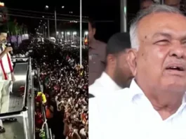 கரூர் கூட்டநெரிசல் பற்றி நாங்கள் பேசினோமா? கர்நாடக அமைச்சர் கேள்வி