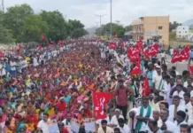 98 மலை கிராம மக்கள் தொடர் போராட்டம்