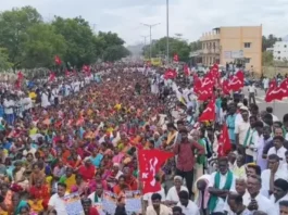98 மலை கிராம மக்கள் தொடர் போராட்டம்