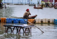 வட இந்தியாவில் வெள்ளம் – 3 பேர் பலி 16,000 பேர் மீட்பு
