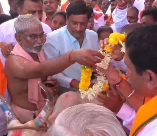 பிஜேபியின் பெல்லாரி சலோ பாதயாத்திரை 4-வது நாளாக விறுவிறுப்பு