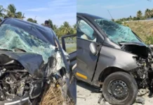 கோலார் சிக்கள்ளாபூரில் கோர விபத்து – 7 பேர் சாவு
