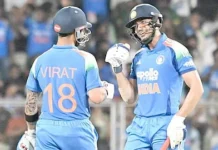 கோலி, கில் சதம்: இந்தியா வெற்றி