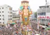 ஹைதராபாத்தில் விநாயகர் சிலைகள் ஊர்வலம்