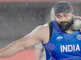 குண்டு எறிதலில் இந்திய வீரருக்கு வெள்ளிப் பதக்கம்