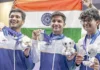 துப்பாக்கி சுடுதலில் இந்தியாவுக்கு 2 வெள்ளி