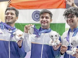 துப்பாக்கி சுடுதலில் இந்தியாவுக்கு 2 வெள்ளி