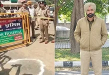 போலீஸ் அதிகாரியை சுட்ட நபர் என்கவுன்டரில் பலி