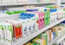 சோப்பு, ஷாம்பூவுக்கு பச்சை, சிவப்பு குறியீடு