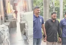 சம்பள விவகாரம் – ஜவுளி கடைக்கு தீ வைப்பு