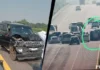 ராகுல் காந்தி பயணித்த கான்வாயில் விபத்து