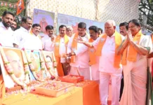 பிரதமர் மோடியின் தலைமை நமக்கு முன்மாதிரி: பி.எஸ்.எடியூரப்பா புகழாரம்