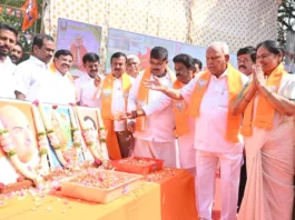 பிரதமர் மோடியின் தலைமை நமக்கு முன்மாதிரி: பி.எஸ்.எடியூரப்பா புகழாரம்