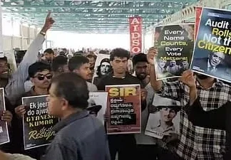 பெங்களூரில் சி.ஜே.பி போராட்டம்