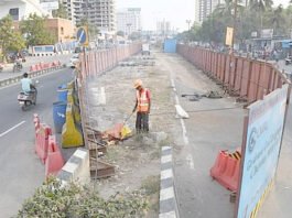 டிடிகே சாலையில் போக்குவரத்து மாற்றம்