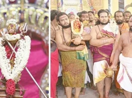 மகிஷனை வதம் செய்த முத்தாரம்மன்