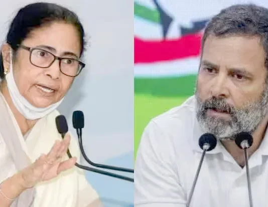 மம்தாவுடன் நட்பு பாராட்டும் ராகுல்