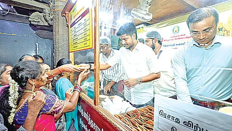 பார்த்தசாரதி கோயிலில் நிர்வாக பிரசாத விற்பனை