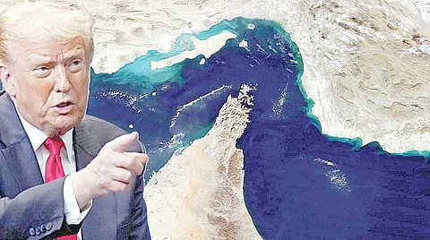 ஹார்முஸ் ஜலசந்தி அமெரிக்க கட்டுப்பாட்டில்: ட்ரம்ப்
